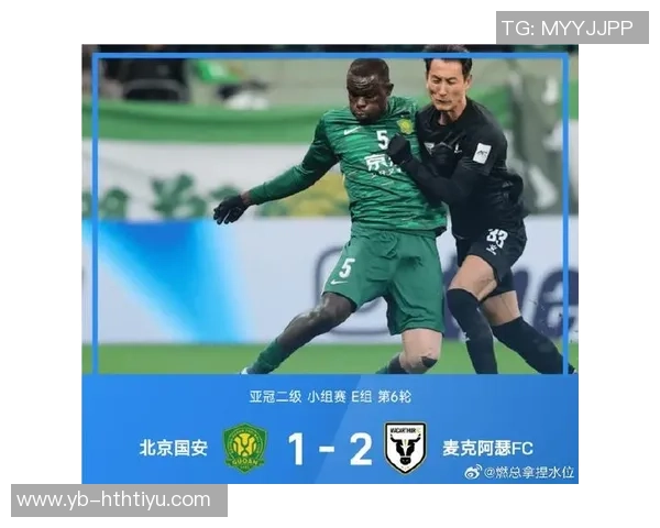 亚冠二级联赛小组赛第六轮北京国安主场遭麦克阿瑟FC逆转落败